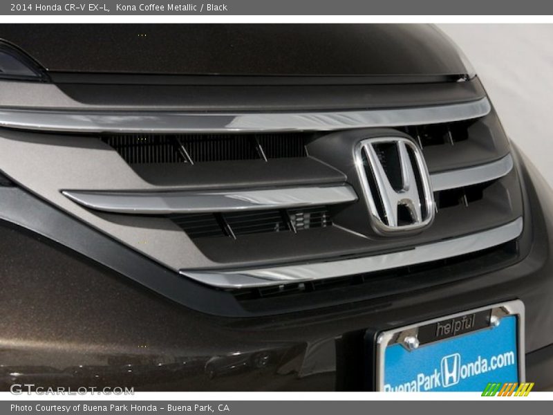 Kona Coffee Metallic / Black 2014 Honda CR-V EX-L