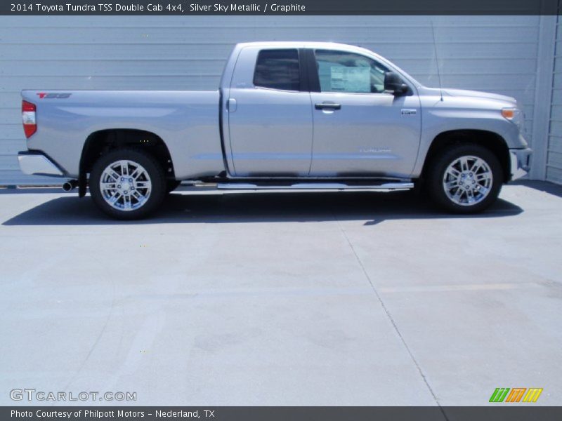 Silver Sky Metallic / Graphite 2014 Toyota Tundra TSS Double Cab 4x4