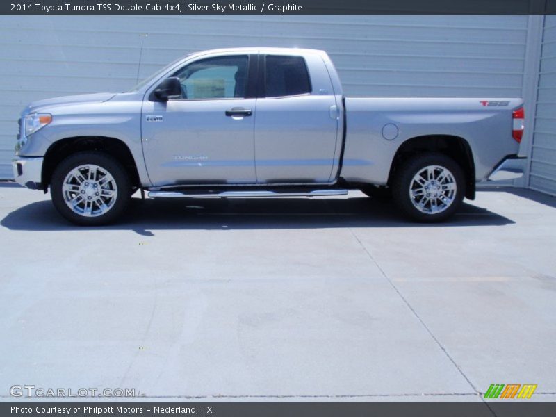 Silver Sky Metallic / Graphite 2014 Toyota Tundra TSS Double Cab 4x4