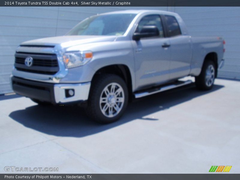 Silver Sky Metallic / Graphite 2014 Toyota Tundra TSS Double Cab 4x4