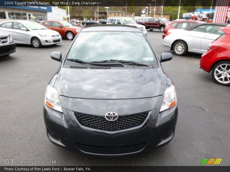 Flint Mica / Dark Charcoal 2009 Toyota Yaris S Sedan