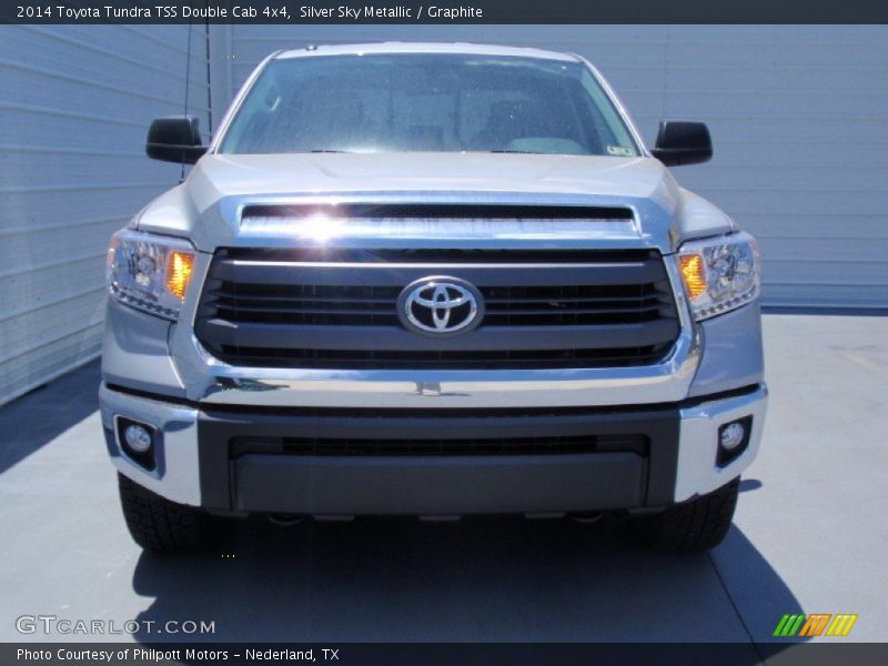 Silver Sky Metallic / Graphite 2014 Toyota Tundra TSS Double Cab 4x4