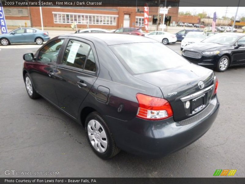 Flint Mica / Dark Charcoal 2009 Toyota Yaris S Sedan