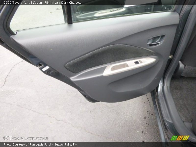 Flint Mica / Dark Charcoal 2009 Toyota Yaris S Sedan