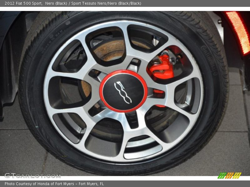 Nero (Black) / Sport Tessuto Nero/Nero (Black/Black) 2012 Fiat 500 Sport