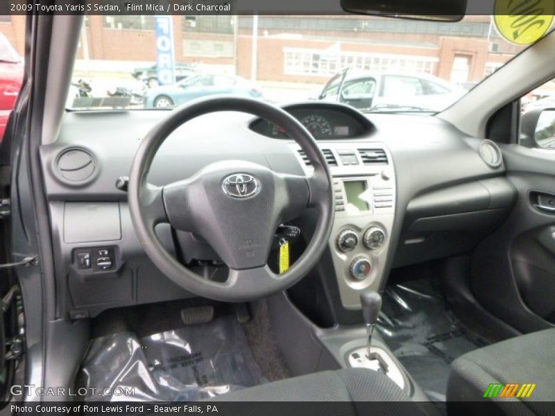 Flint Mica / Dark Charcoal 2009 Toyota Yaris S Sedan