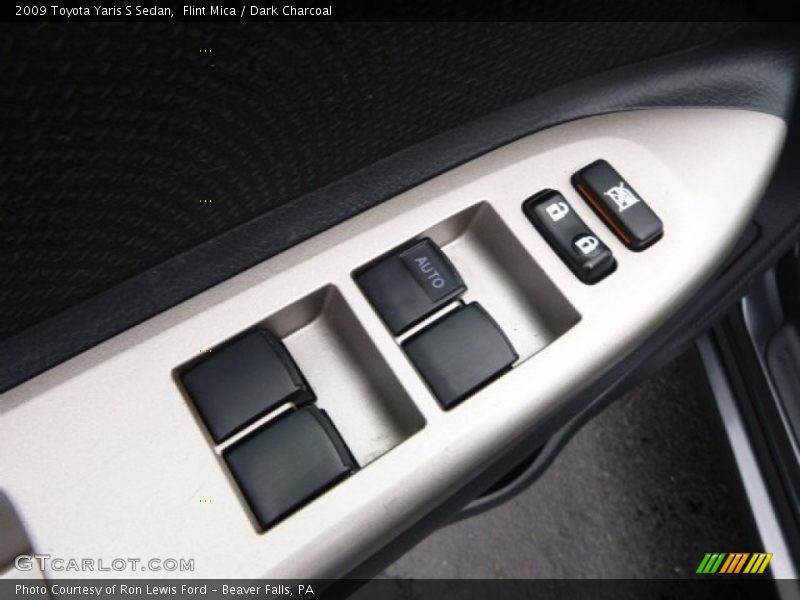 Flint Mica / Dark Charcoal 2009 Toyota Yaris S Sedan