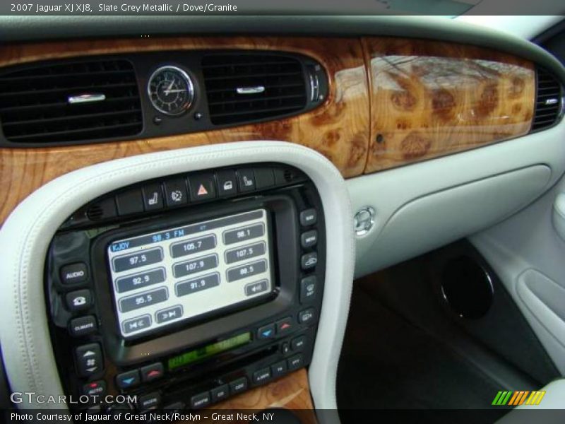 Slate Grey Metallic / Dove/Granite 2007 Jaguar XJ XJ8