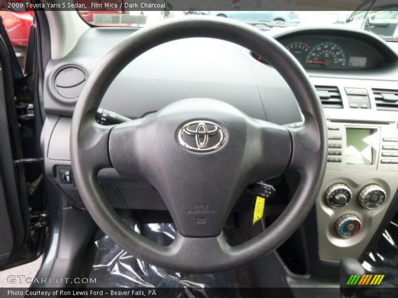 Flint Mica / Dark Charcoal 2009 Toyota Yaris S Sedan