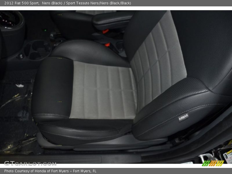 Nero (Black) / Sport Tessuto Nero/Nero (Black/Black) 2012 Fiat 500 Sport