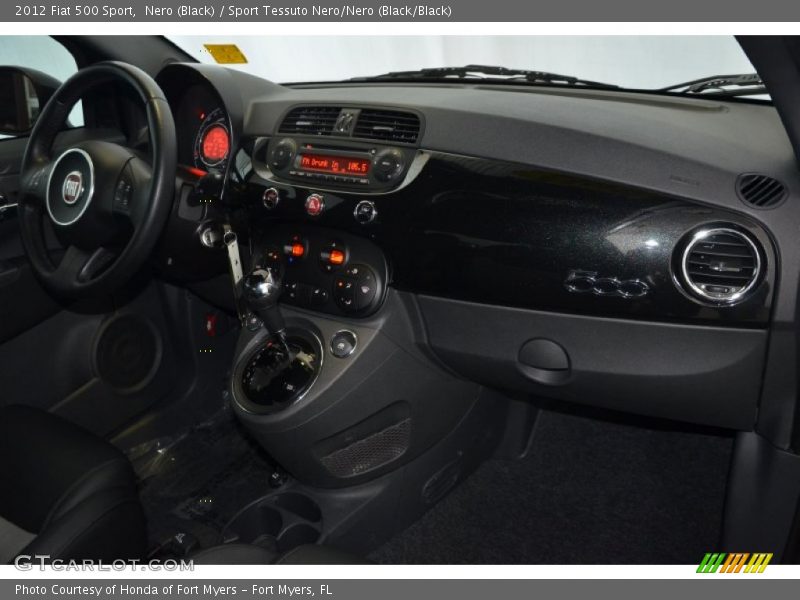 Nero (Black) / Sport Tessuto Nero/Nero (Black/Black) 2012 Fiat 500 Sport