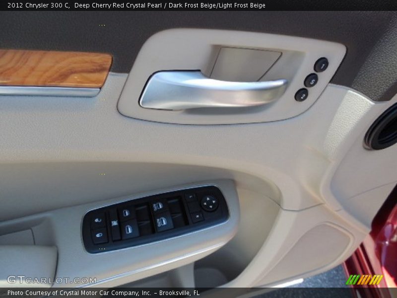 Deep Cherry Red Crystal Pearl / Dark Frost Beige/Light Frost Beige 2012 Chrysler 300 C