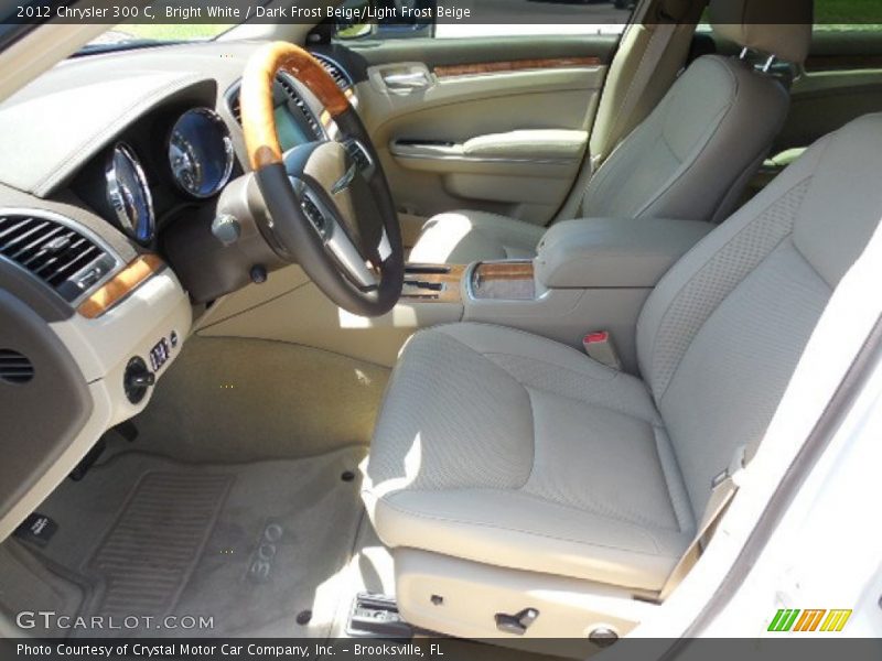 Bright White / Dark Frost Beige/Light Frost Beige 2012 Chrysler 300 C