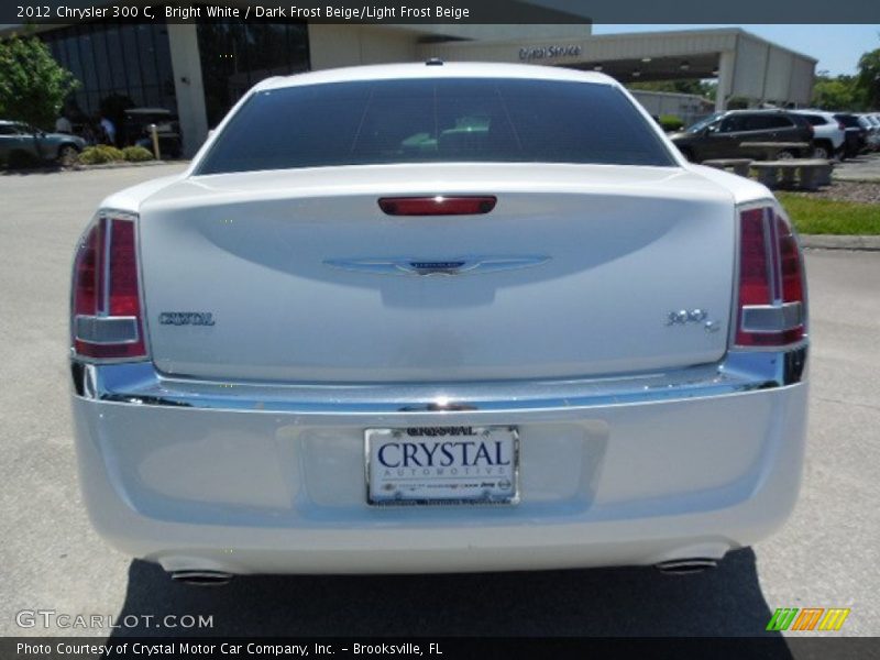 Bright White / Dark Frost Beige/Light Frost Beige 2012 Chrysler 300 C