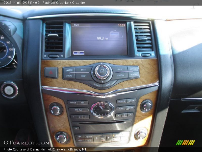 Controls of 2013 QX 56 4WD