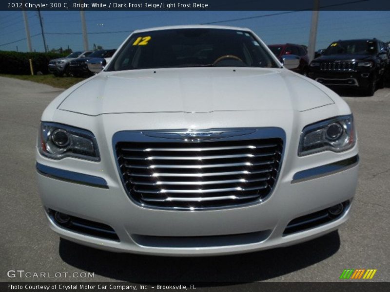 Bright White / Dark Frost Beige/Light Frost Beige 2012 Chrysler 300 C