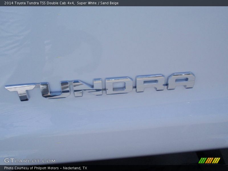 Super White / Sand Beige 2014 Toyota Tundra TSS Double Cab 4x4