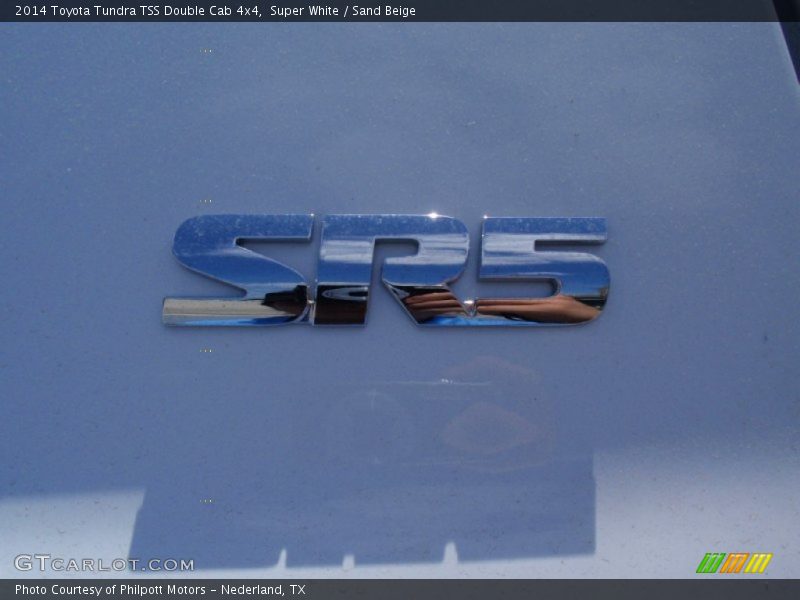 Super White / Sand Beige 2014 Toyota Tundra TSS Double Cab 4x4