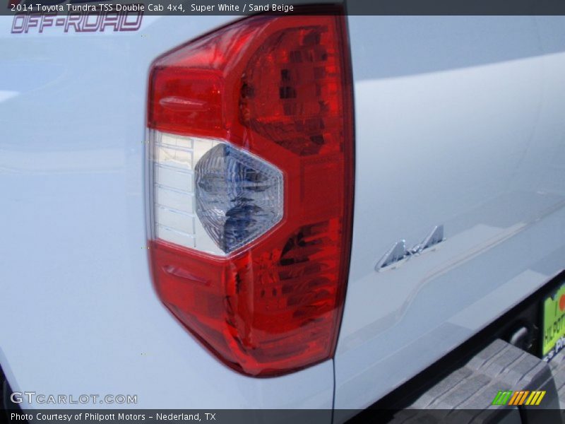 Super White / Sand Beige 2014 Toyota Tundra TSS Double Cab 4x4