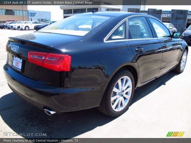 Brilliant Black / Velvet Beige 2014 Audi A6 2.0T quattro Sedan
