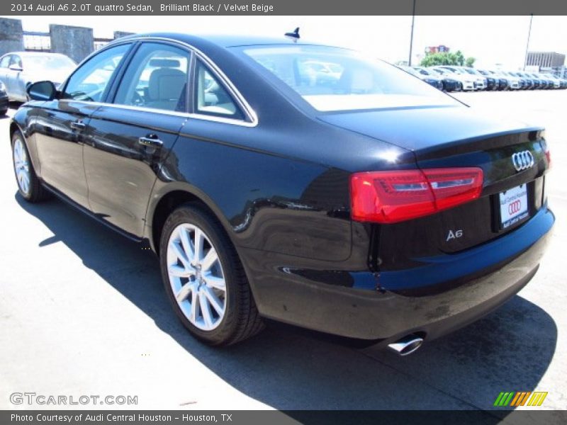 Brilliant Black / Velvet Beige 2014 Audi A6 2.0T quattro Sedan