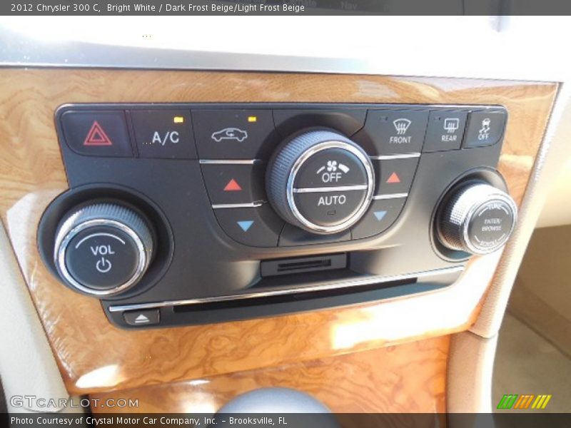 Bright White / Dark Frost Beige/Light Frost Beige 2012 Chrysler 300 C