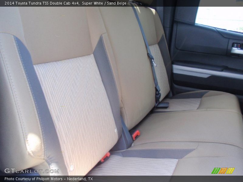 Super White / Sand Beige 2014 Toyota Tundra TSS Double Cab 4x4