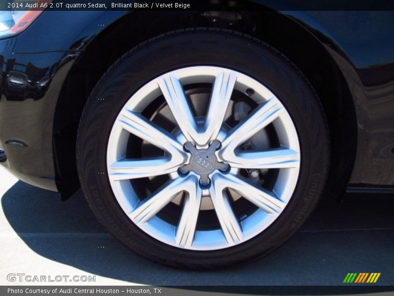 Brilliant Black / Velvet Beige 2014 Audi A6 2.0T quattro Sedan