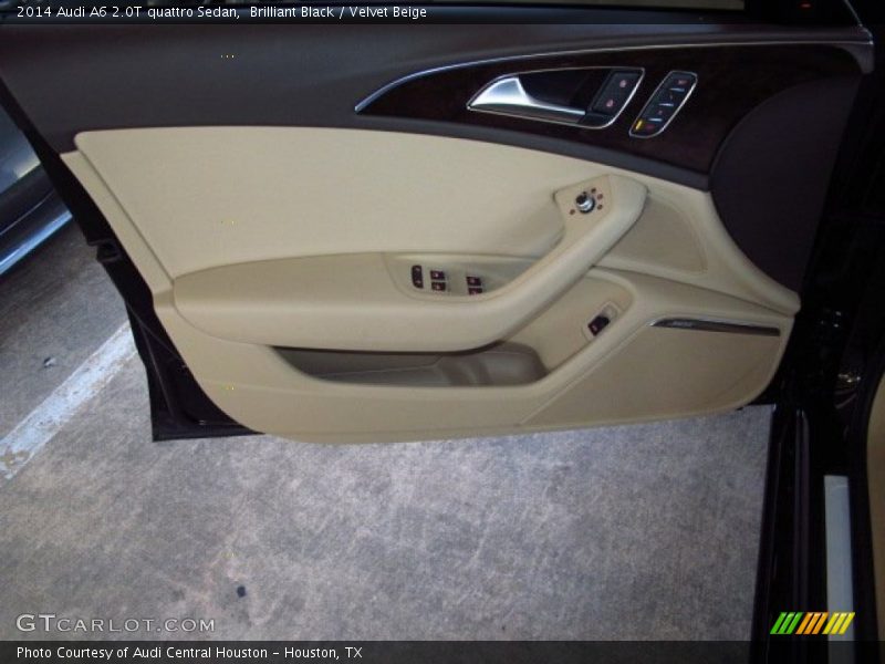 Brilliant Black / Velvet Beige 2014 Audi A6 2.0T quattro Sedan