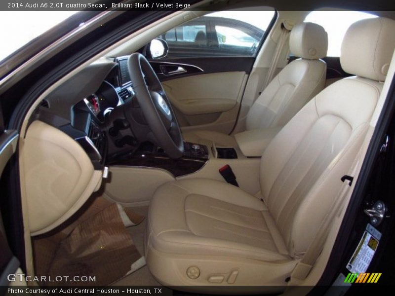 Brilliant Black / Velvet Beige 2014 Audi A6 2.0T quattro Sedan