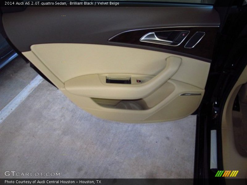 Brilliant Black / Velvet Beige 2014 Audi A6 2.0T quattro Sedan