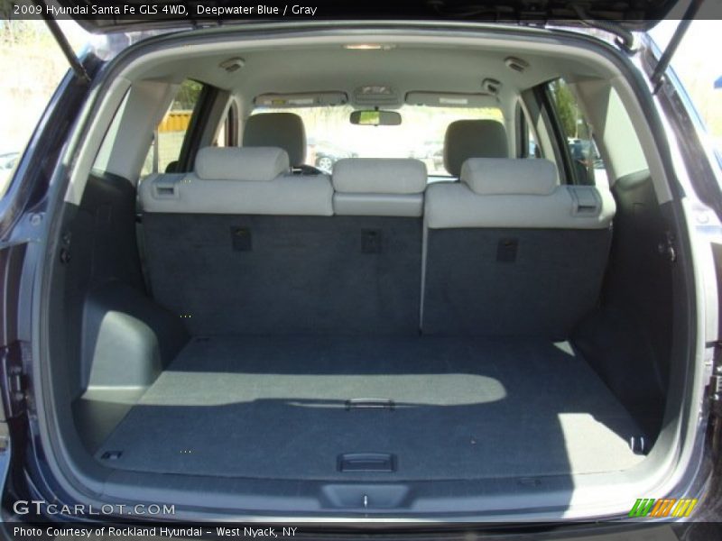 Deepwater Blue / Gray 2009 Hyundai Santa Fe GLS 4WD