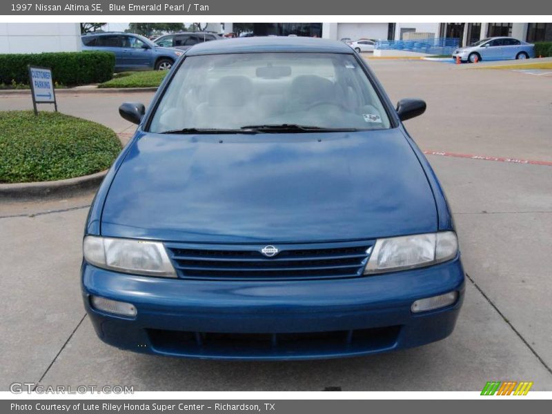 Blue Emerald Pearl / Tan 1997 Nissan Altima SE