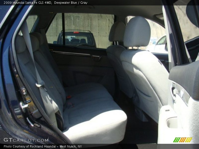 Deepwater Blue / Gray 2009 Hyundai Santa Fe GLS 4WD