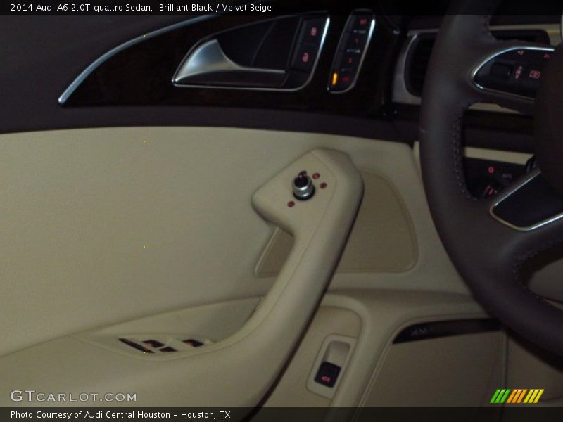 Brilliant Black / Velvet Beige 2014 Audi A6 2.0T quattro Sedan