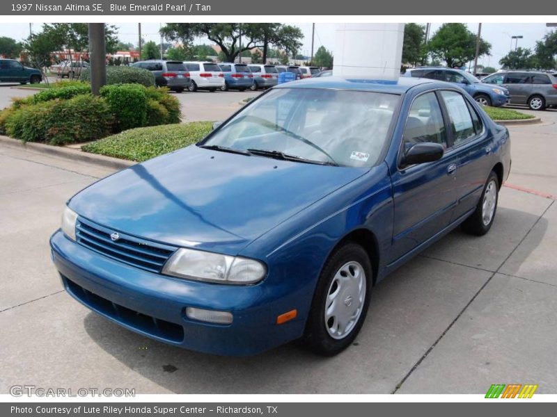 Blue Emerald Pearl / Tan 1997 Nissan Altima SE