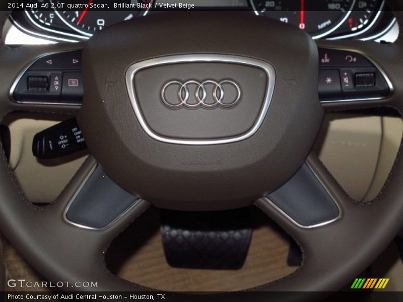 Brilliant Black / Velvet Beige 2014 Audi A6 2.0T quattro Sedan