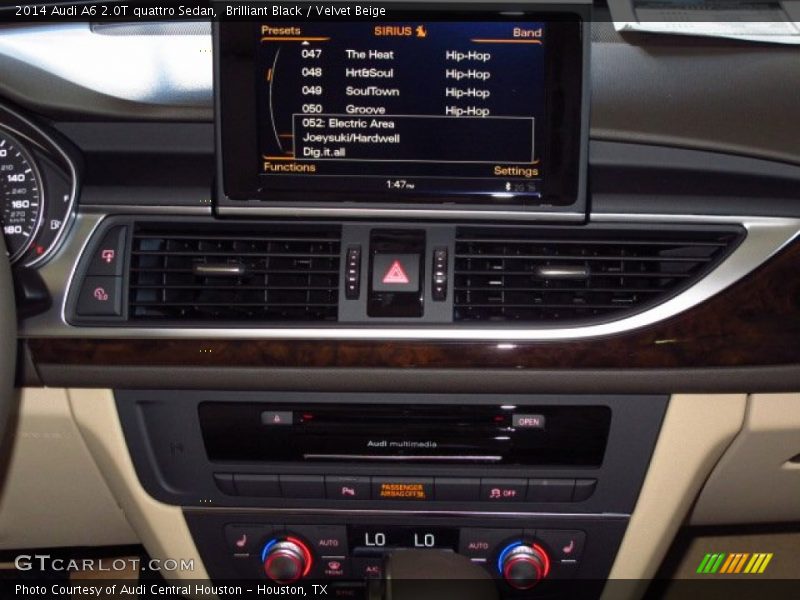 Brilliant Black / Velvet Beige 2014 Audi A6 2.0T quattro Sedan