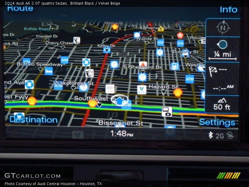 Brilliant Black / Velvet Beige 2014 Audi A6 2.0T quattro Sedan