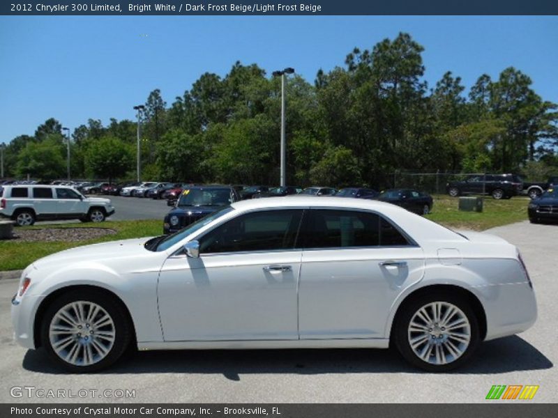 Bright White / Dark Frost Beige/Light Frost Beige 2012 Chrysler 300 Limited