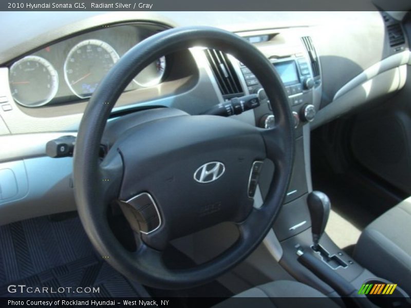 Radiant Silver / Gray 2010 Hyundai Sonata GLS