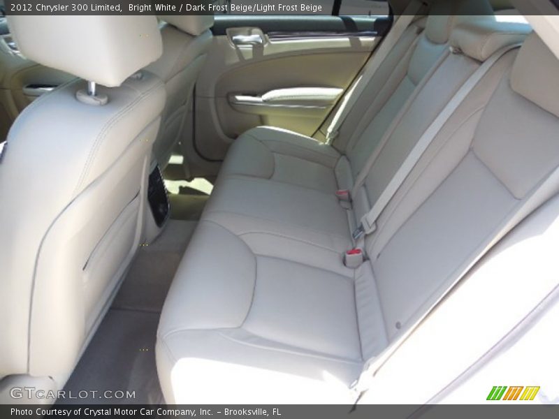 Bright White / Dark Frost Beige/Light Frost Beige 2012 Chrysler 300 Limited
