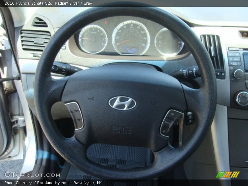 Radiant Silver / Gray 2010 Hyundai Sonata GLS