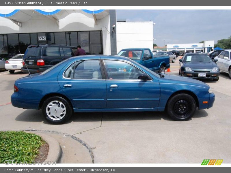 Blue Emerald Pearl / Tan 1997 Nissan Altima SE