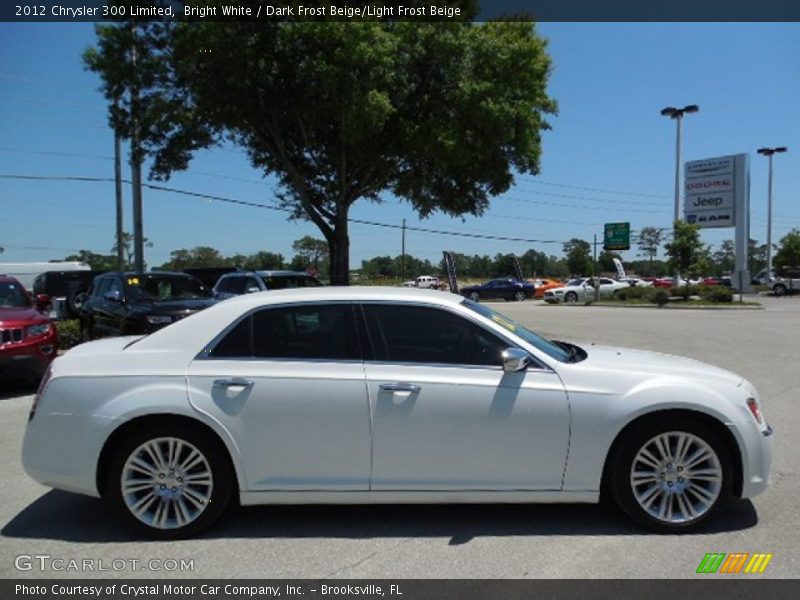 Bright White / Dark Frost Beige/Light Frost Beige 2012 Chrysler 300 Limited
