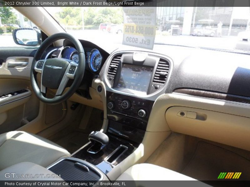 Bright White / Dark Frost Beige/Light Frost Beige 2012 Chrysler 300 Limited