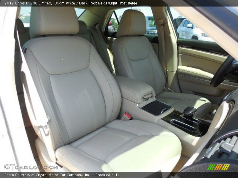 Bright White / Dark Frost Beige/Light Frost Beige 2012 Chrysler 300 Limited