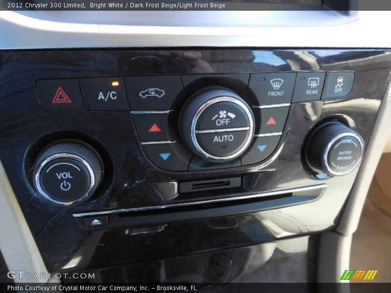 Bright White / Dark Frost Beige/Light Frost Beige 2012 Chrysler 300 Limited