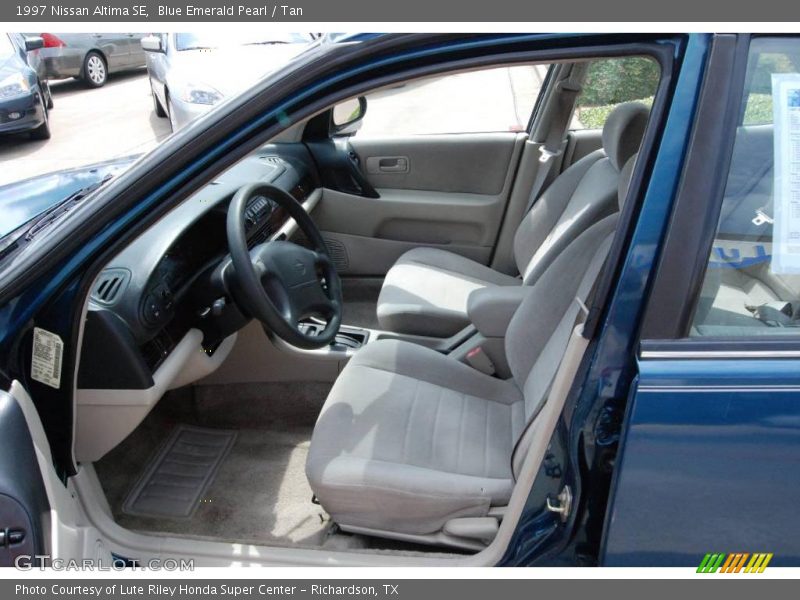 Blue Emerald Pearl / Tan 1997 Nissan Altima SE