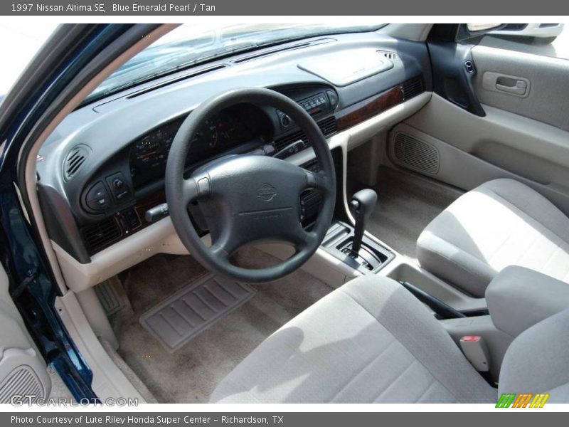 Blue Emerald Pearl / Tan 1997 Nissan Altima SE